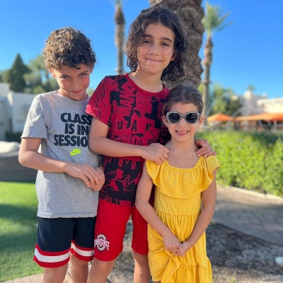 Jaclyn Stein's three children, David, Walter, and Claire.